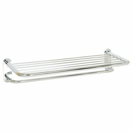 ZENITH PRODUCTS TOWEL SHELF HOTEL CHROME 9005SS